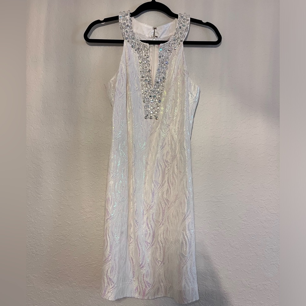 Lily Pulitzer White Pearl Dress